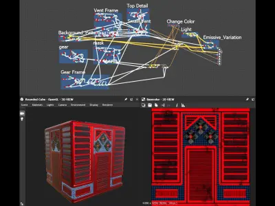 Unique Sci-Fi Material Generator Texture
