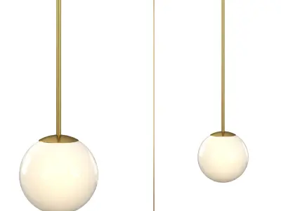 BRASS ARCHITECTURAL COLLECTION PENDANT 80 3D model