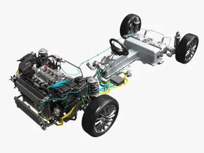  Hybrid Car Chassi and Electric Car Chassis Collection 