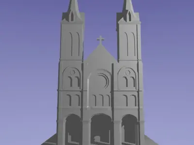 Notre-dame Cathedral Basilica of Saigon 3D print model