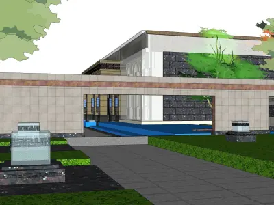 Sketchup Cultral Center S1 3D model