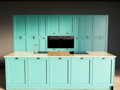 62-Kitchen2 matte 6 3D model