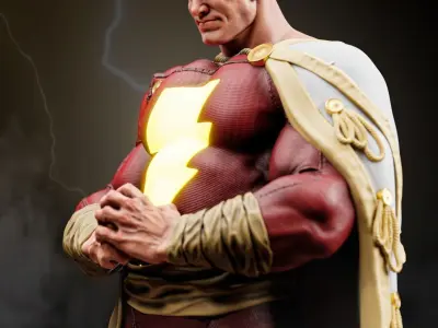 SHAZAM 3D Print 3D print model