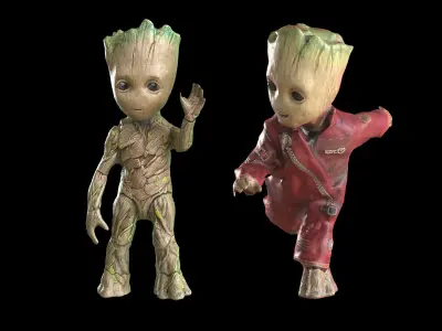Baby Groot 3D model