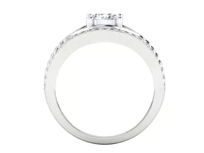  Women Ring Render 3dm STL MTL SLC JCD OBJ FBX Details 3D print model 44