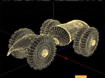 Xyff Sci Fi Truck Terran Eagle X 70 3D model