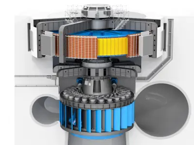  Hydroelectric power generator 