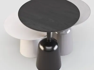 Normann CopenHagen Turn - Side Tables 3D model