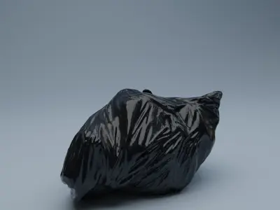 Trashbag - Medium 2 Low-poly 3D model