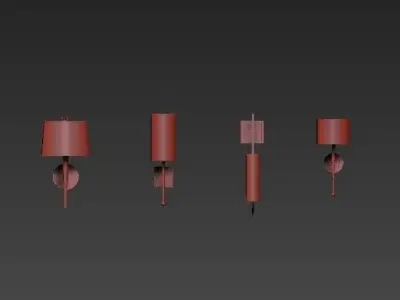 Wall Lamp 2 3D model buy