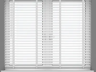 Wood Blinds Venetian version 1 - length 150cm 3D model