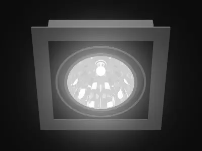 Ceiling Halogen 3 3D model