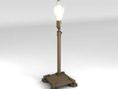 Art Deco Lamp 1 3D model