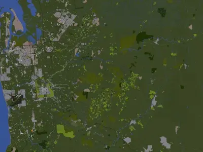 Adelaide City Australia Low-poly 3D model