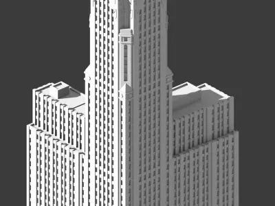 LeVeque Tower 3D print model