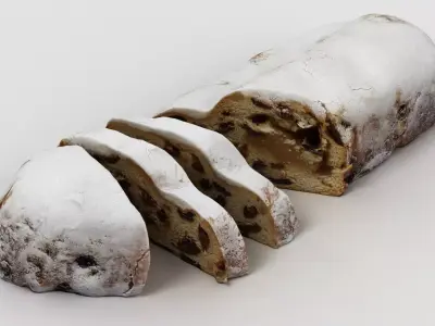 Christmas Stollen 2 3D model