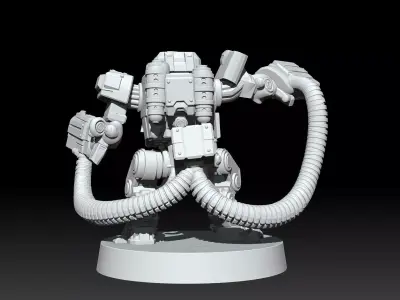 Dreadnought Combat Walker 3D print model