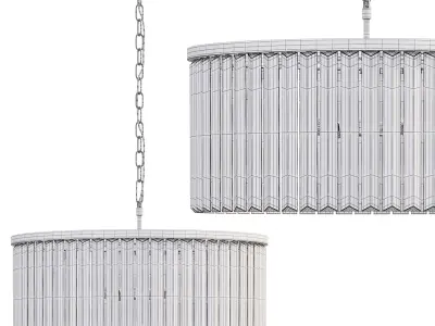 brea 1 tier chandelier by arhaus 3D model