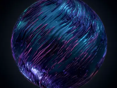 Crystal material - VOL 28 - Maps - Sbsar Texture