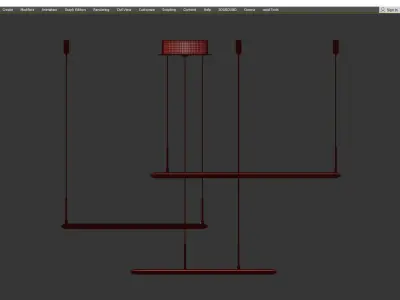 MODERN SUSPENSION 3 Low-poly 3D model