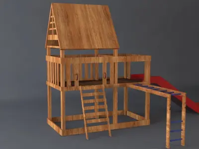 Playground Low-poly 3D model