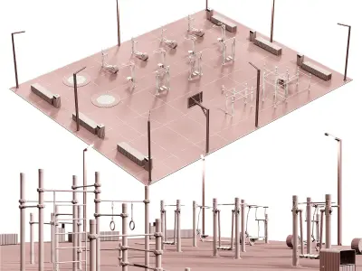 Playground 3D model