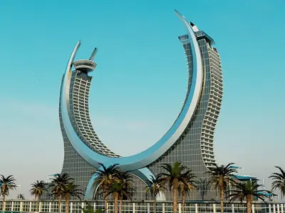 Katara Tower  Low-poly 3D model