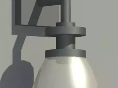 Revit Wall based Bath Light  3D print model