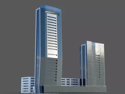 48 Burj Gate - Dubai 3D model
