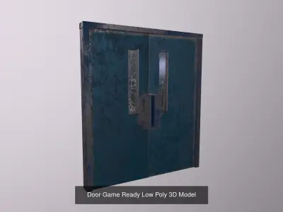 Door Pack - Game Ready - Low Poly PBR 3D Model