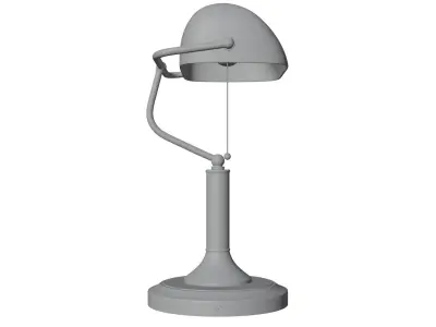 Bankers lamp 3D model