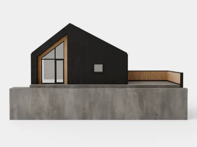 House Low-poly 3D model