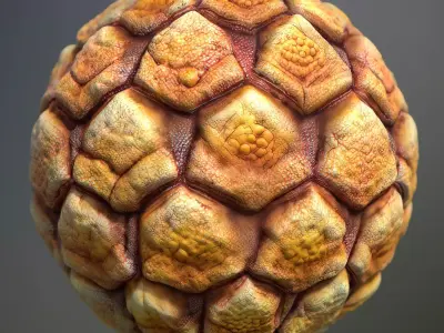 Material Skin Alien 10 Seamless PBR Texture Texture