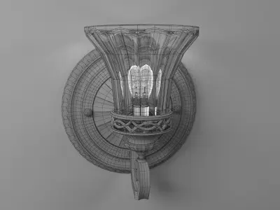 Wall lamp 01 3D model buy