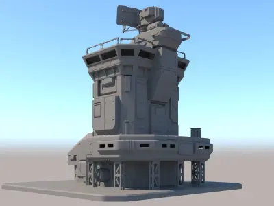 Modular Outpost 3D model