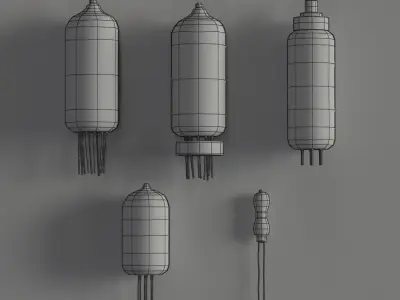 Electrical components vol1 Low-poly 3D model