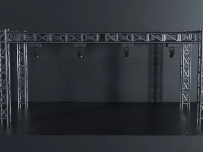 Lighting truss 3D model