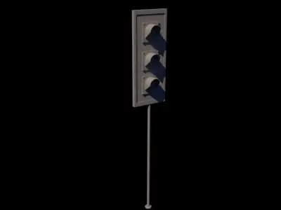 traffic lamp  3D model