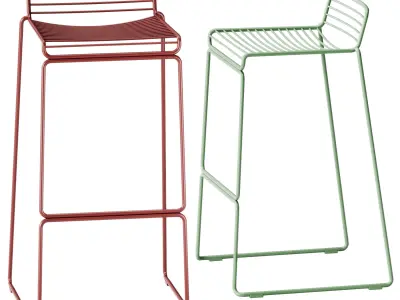 Hee Bar Stool by Hay 3D model