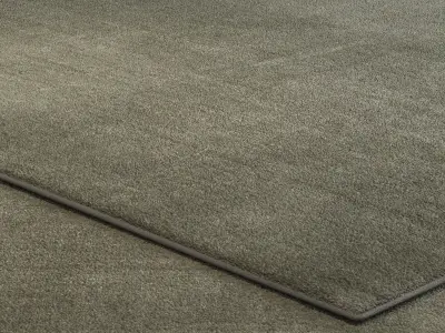 Carpet set 3103 - Wool Green Rug - 4k 3D model