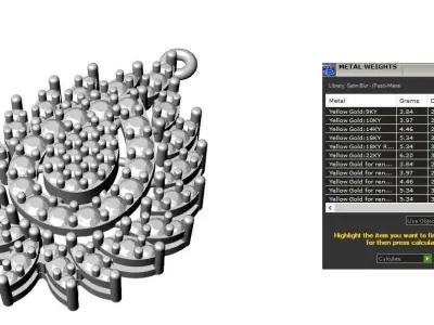 Pendant 0010 3D print model