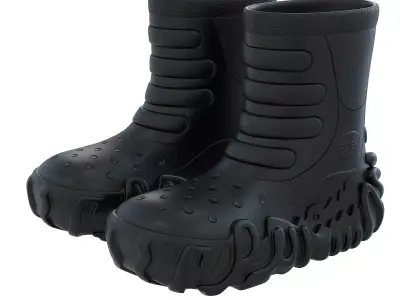 Crocs Boots FW24 Low-poly 3D model