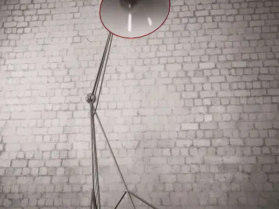 Lamp floor 3D model buy