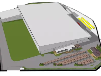 Factory layout -04 3D model