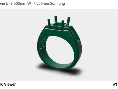 CATHEDRAL RING 3D print model