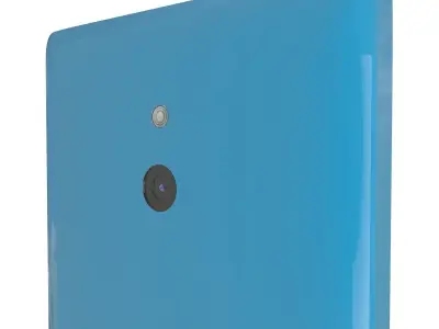 Nokia XL Cyan 3D model