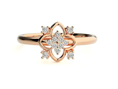 Women ring 3D print model 141
