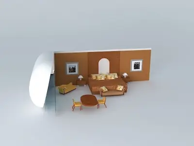 Emirates Palace - Grand Room Free 3D model