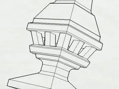 Pocket Lantern Template 4 3D print model