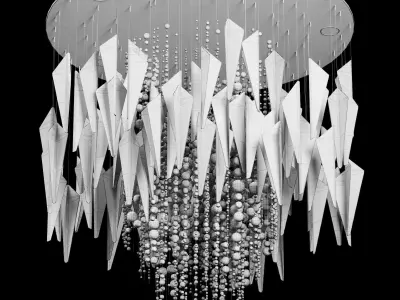 Chandelier Sans souci 3D model